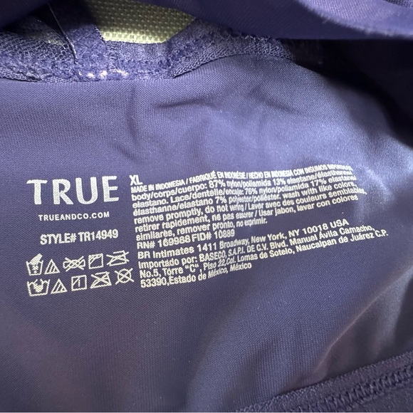 True & Co. Seamless Wireless Bra - Deep Navy - Picture 3 of 6